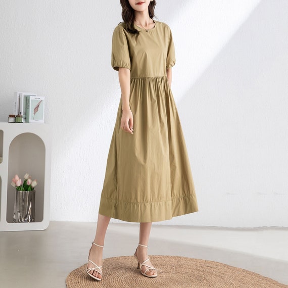 Illustrative example of khaki dress dresses from Google Search