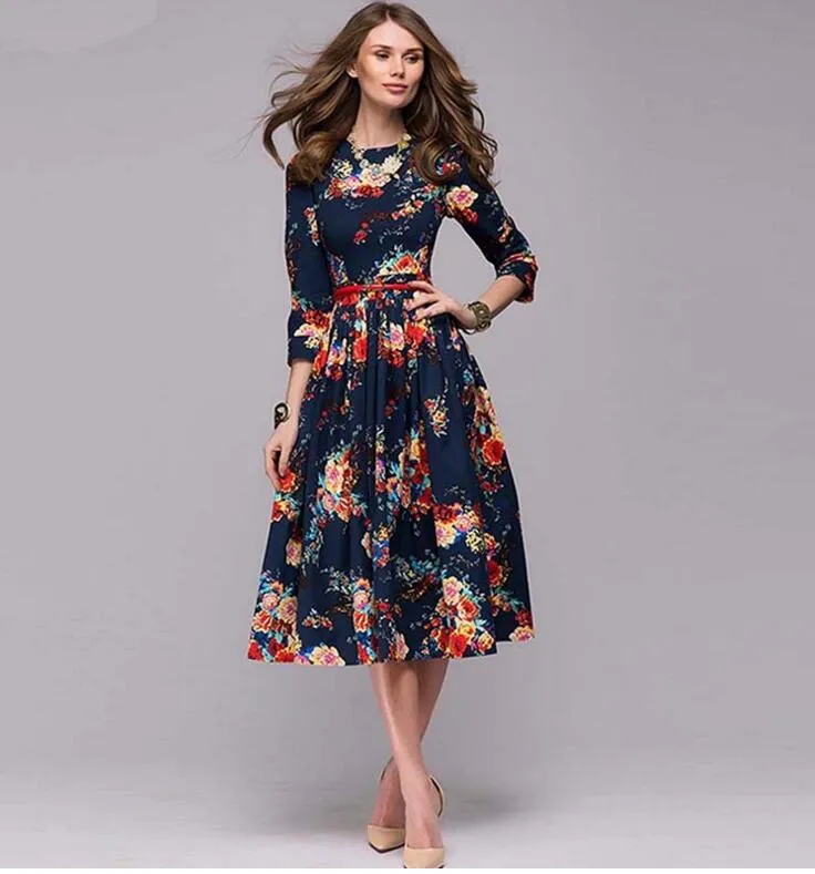 Illustrative example of long sleeve dresses casual from Google Search