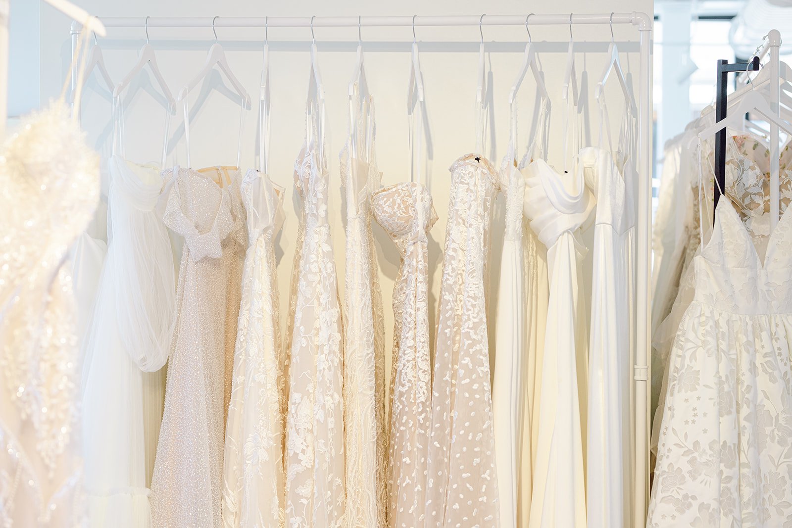 Illustrative example of off the rack wedding dresses from Google Search