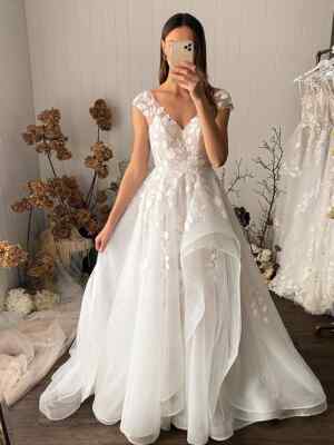 Illustrative example of organza wedding dress from Google Search