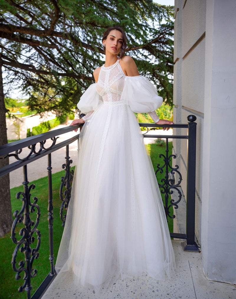 Illustrative example of puffy dresses wedding from Google Search