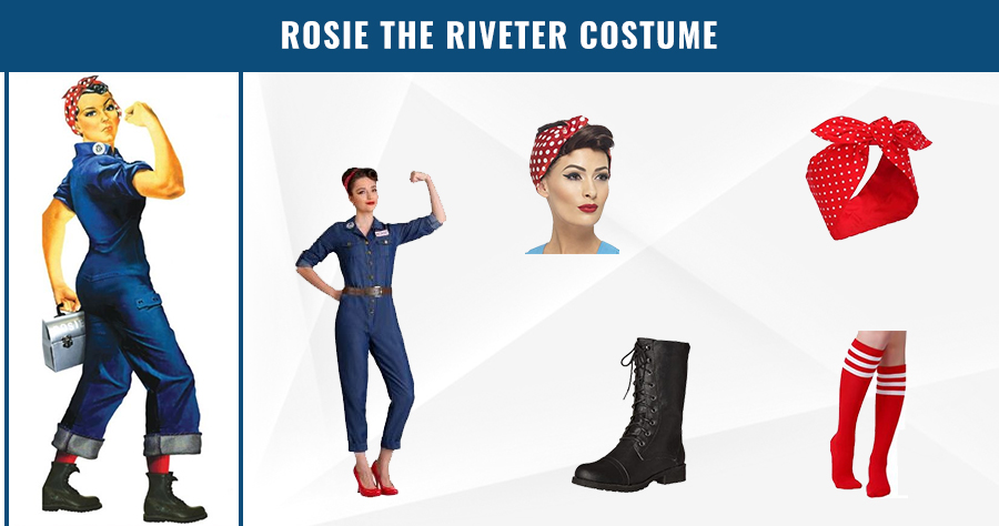 Illustrative example of rosie the riveter dress from Google Search