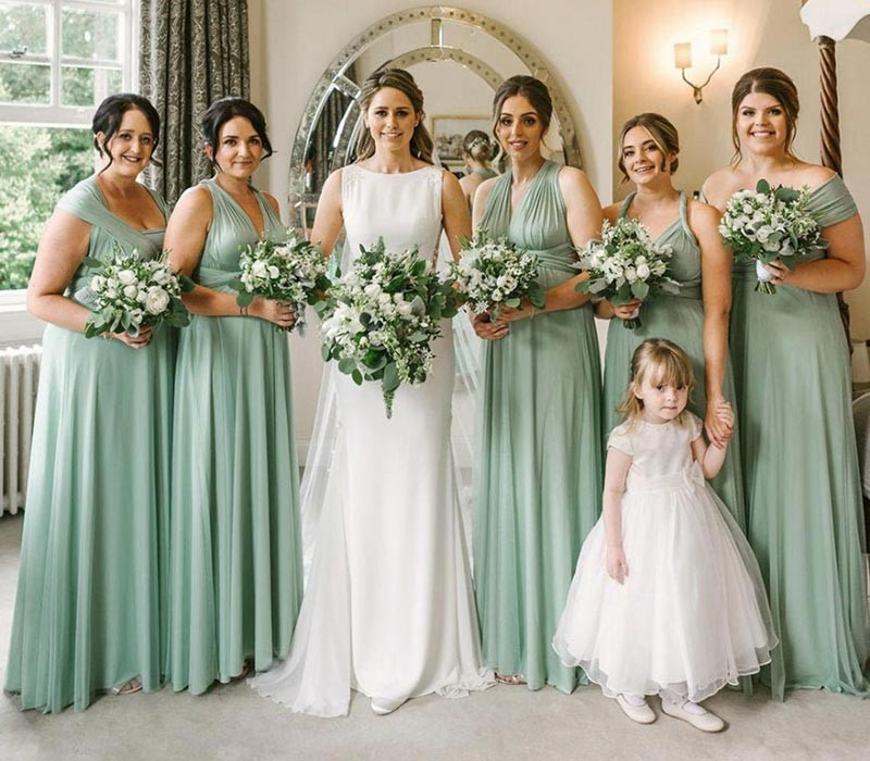 Illustrative example of sage color dress from Google Search