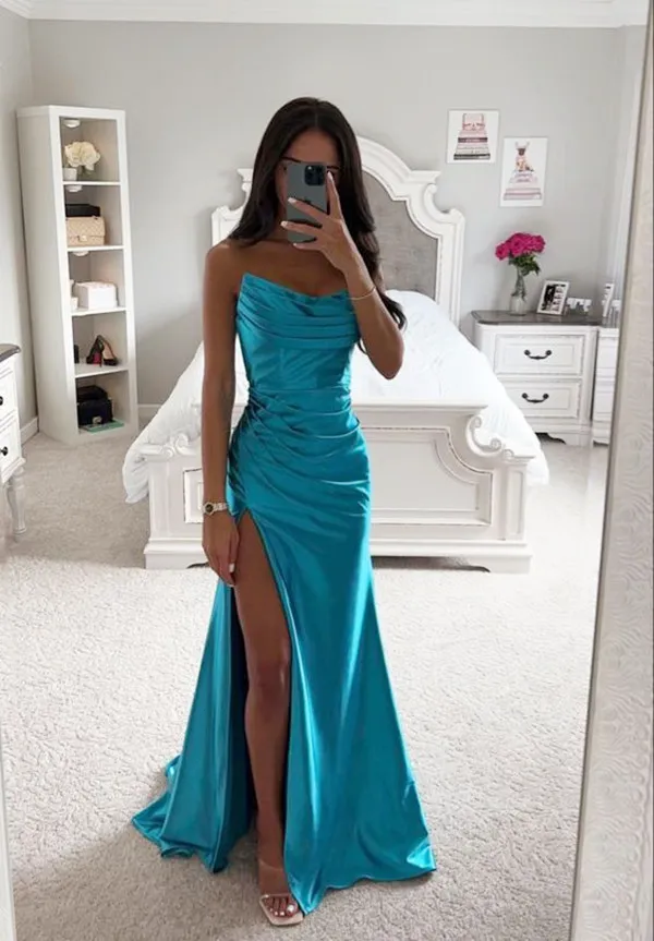 Illustrative example of silk prom dresses from Google Search