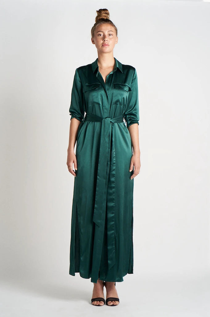 Illustrative example of silk shirt dress from Google Search